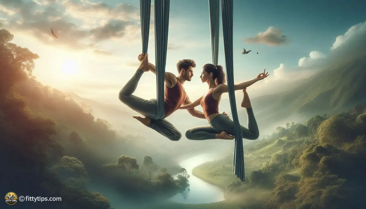 Aerial Yoga for Couples: Strengthening Bonds Through Flexibility Practice