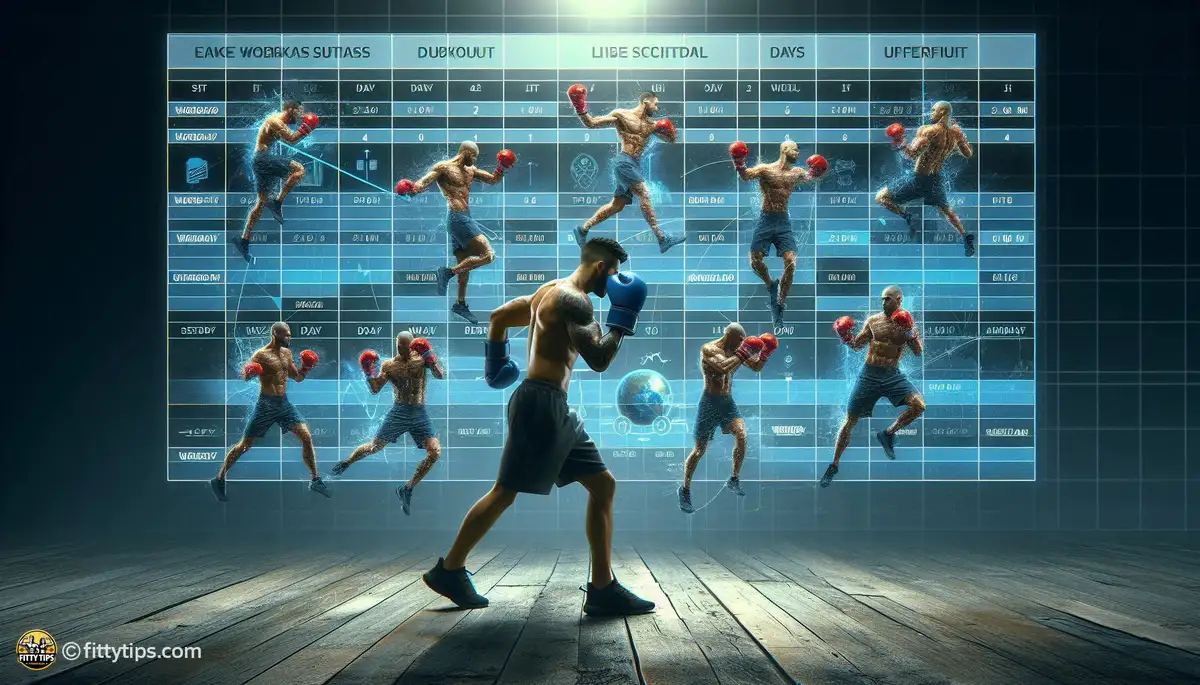 Boxing HIIT in Weekly Workout Schedule