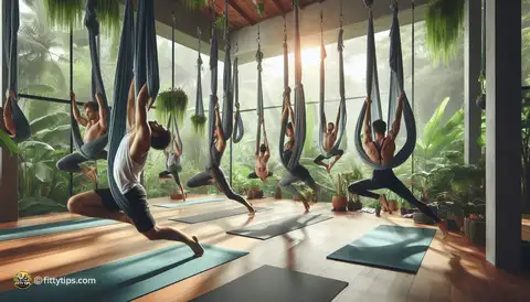 Aerial yoga for athletes: Boosting flexibility and performance - image