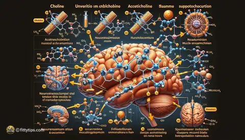 How do choline supplements support muscle neurotransmission and cognitive function?