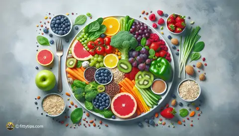 How to create a balanced diet with fiber-rich foods for weight management?
