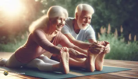 Partner Yoga for Seniors: Enhancing Flexibility Together - image