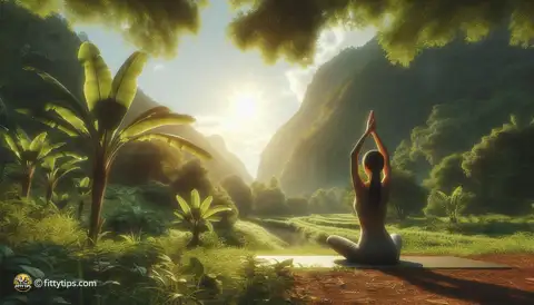 Does practicing yoga outdoors enhance its weight loss benefits? - image